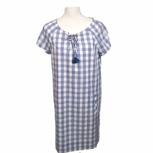 Southern Tide McKenna Dress Blue White Plaid NWT